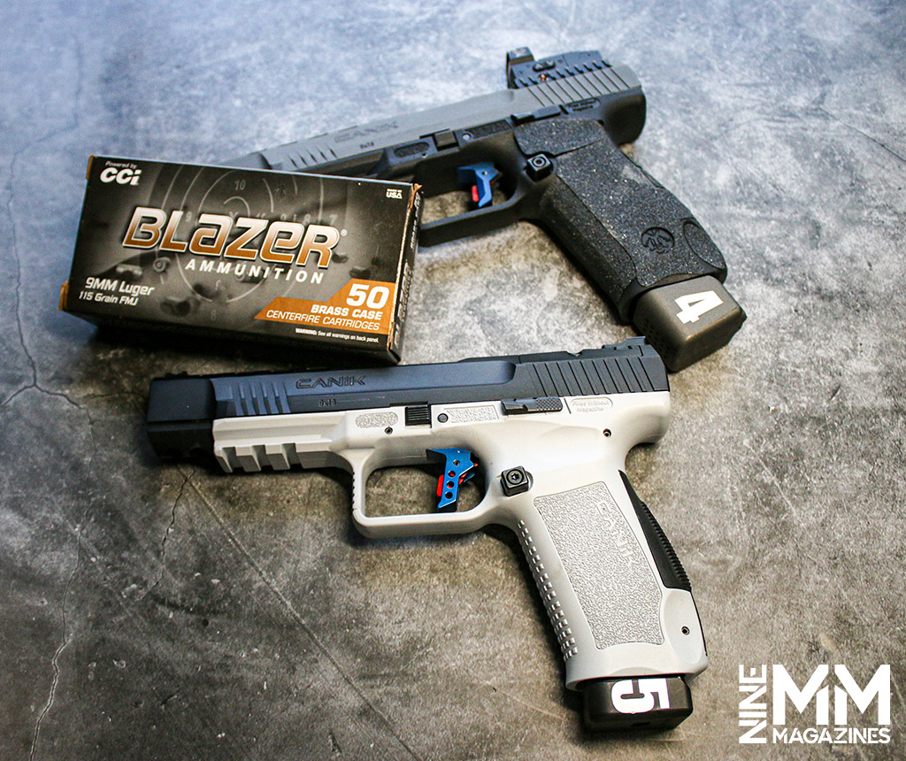 a photo of Canik SFX 9mm pistols