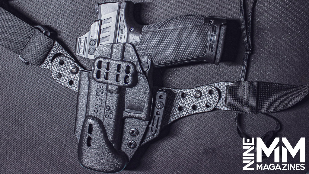 a photo of PHLster enigma holster installation