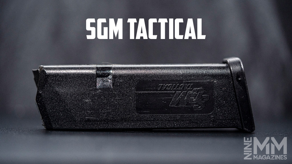 a photo of a SGM Tactical brand magazine