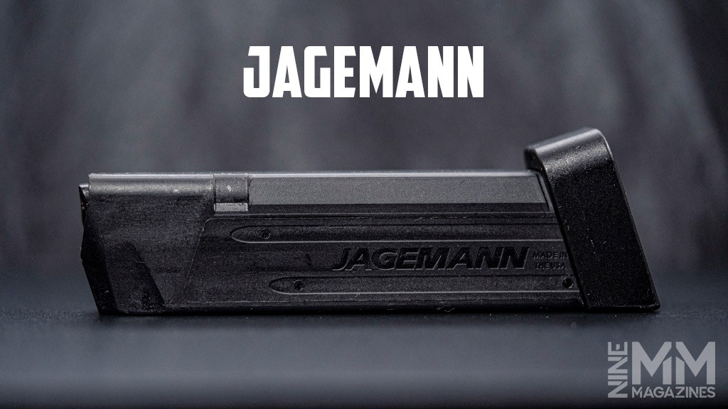 a photo of a Jagemann brand handgun magazine