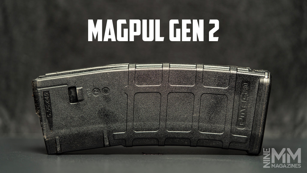 a photo of the magpul gen 2 used in AR-15 magazine test