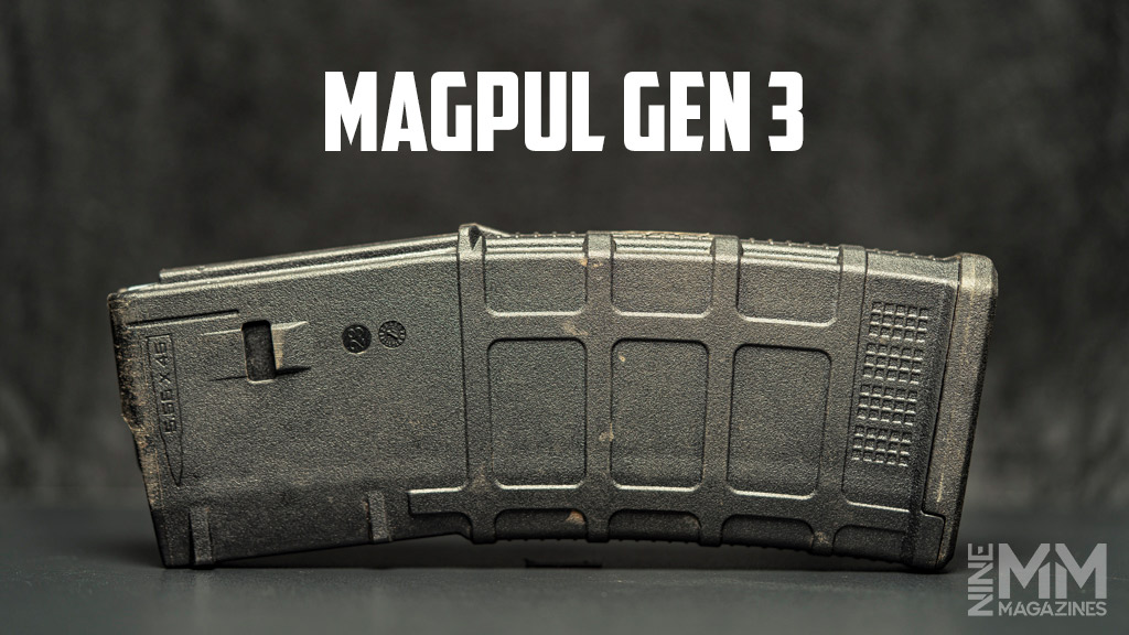 a photo of the magpul gen 3 used in AR-15 magazine test