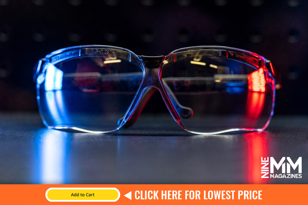 a photo of howard leight genesis sharp-shooter glasses