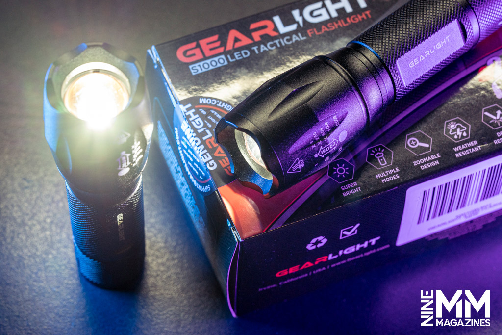 a photo of the gearlight LED tactical flashlight S1000 on amazon