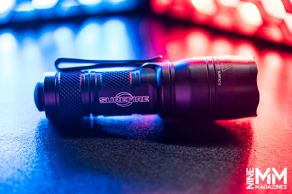 a photo of the surefire E1B-MV flashlight review