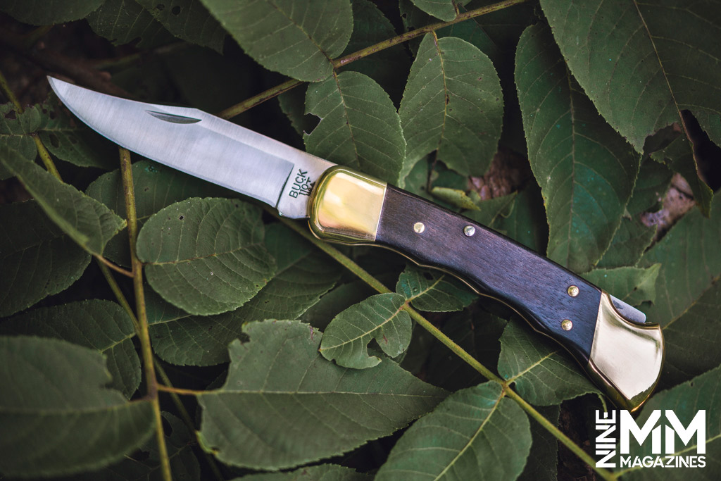 a photo of the Buck Knife 110 folding pocket knife