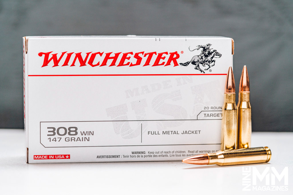 A photo of 308 Winchester ammo