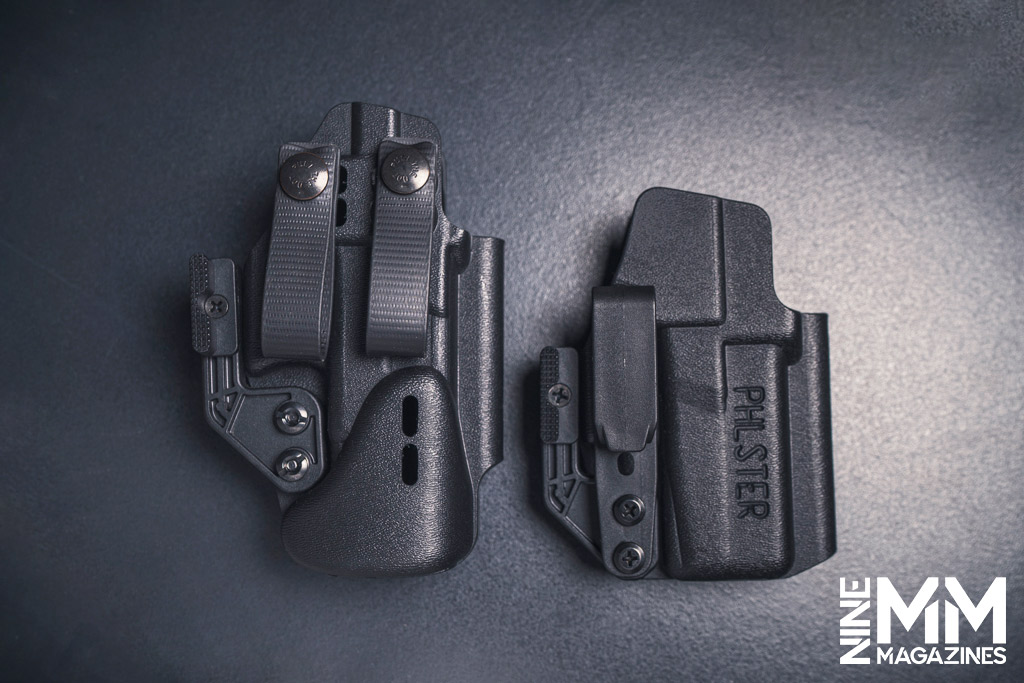 a photo comparing PHLster holsters