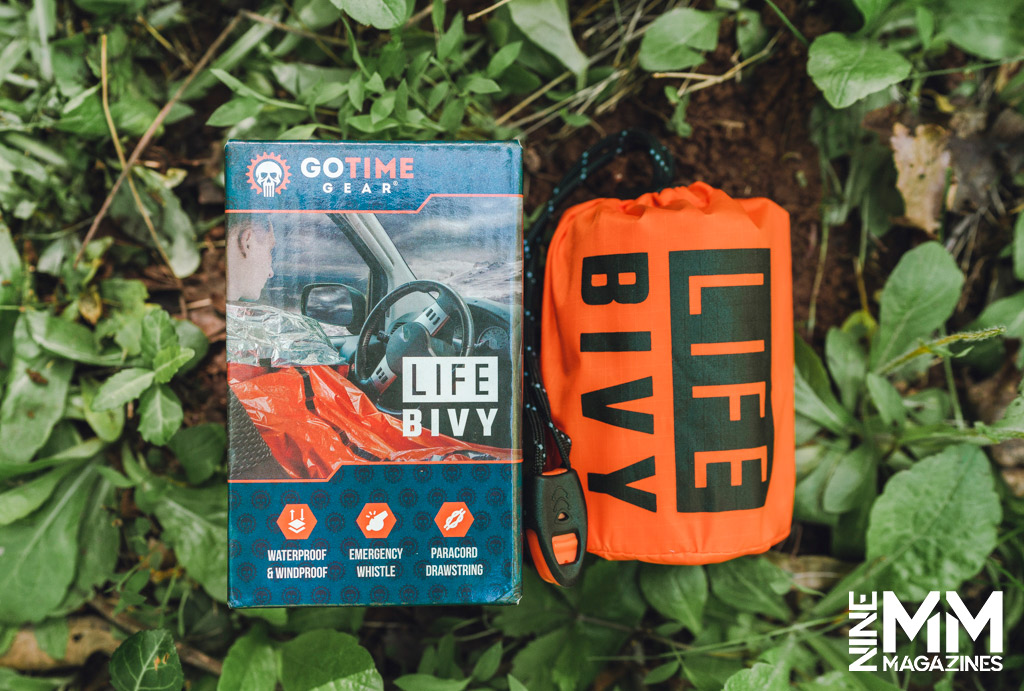 a photo of the go time gear life bivy survival sleeping bag