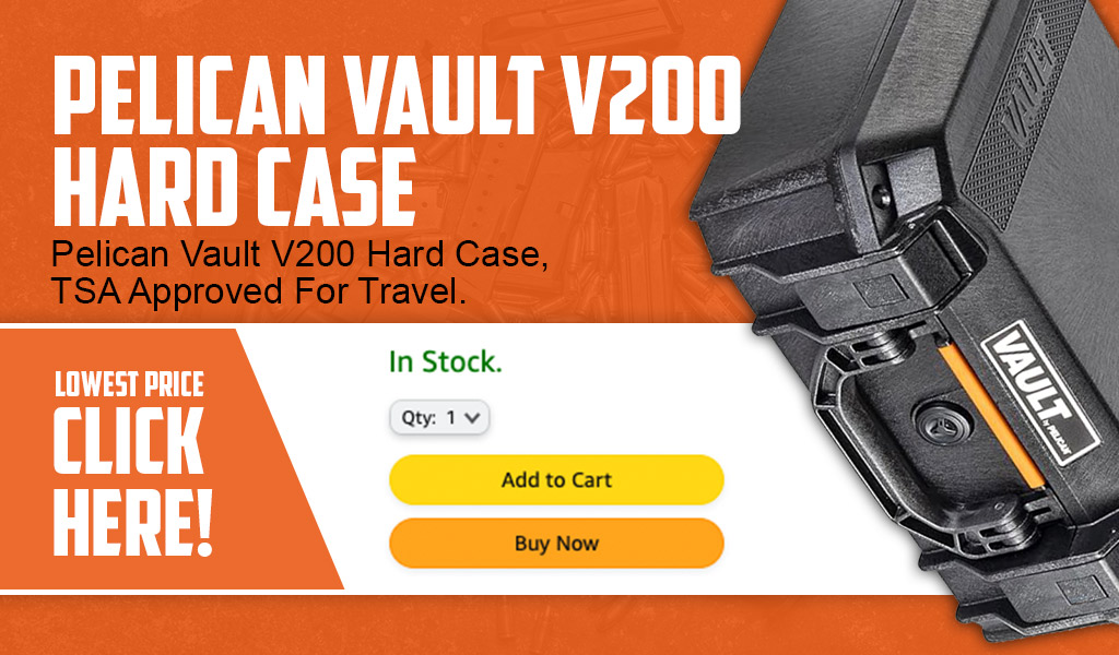 TSA Approved Gun Cases Pelican Vault V200 Hard Case 