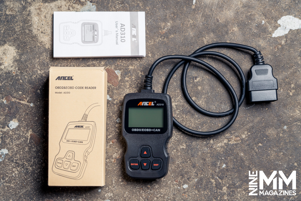 a photo of an ANCEL AD310 code reader 