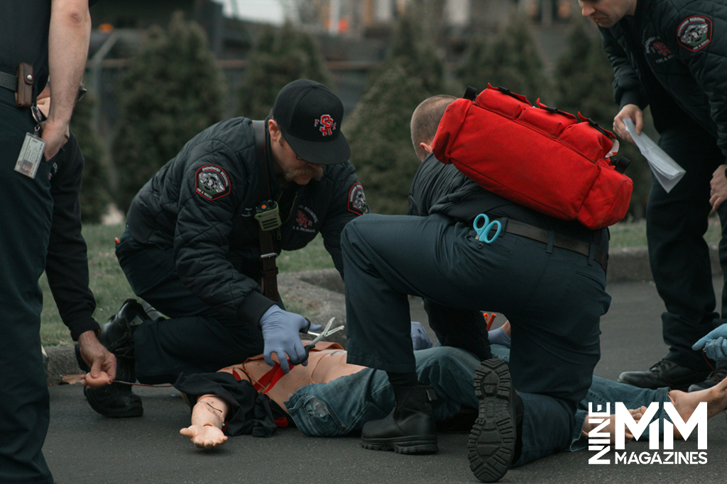 a photo of paramedics training by Jay Heike