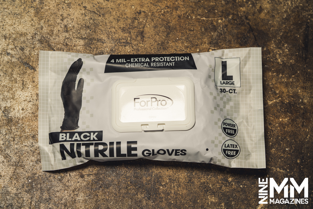 nitrile gloves a photo of nitrile gloves