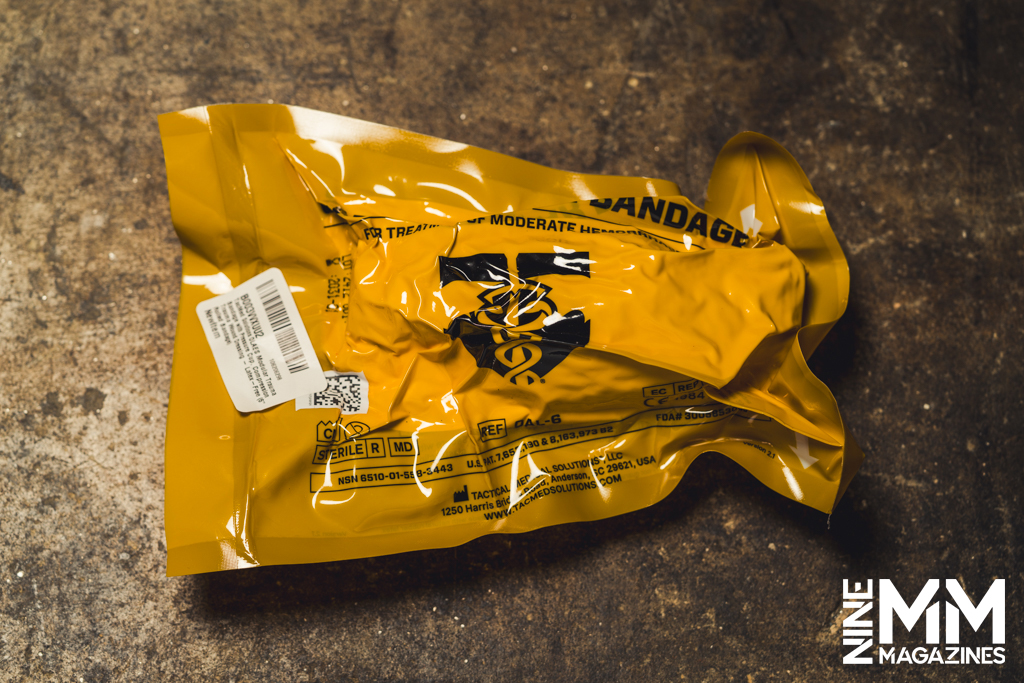 Modular Trauma Bandage with pressure cup a photo of a Modular Trauma Bandage with pressure cup